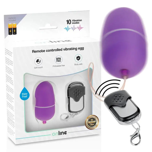 Online Remote Control Vibrating Egg M - Lilac