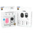 Online Œuf vibrant télécommandé S - Rose