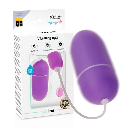 Online Waterproof Vibrating Egg - Lilac