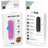 Mini-bulles vibrantes en ligne - Lilas