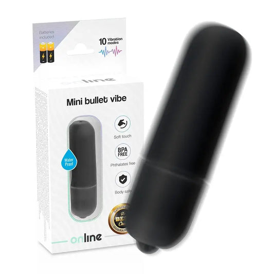 Online Mini Vibrating Bullet - Black