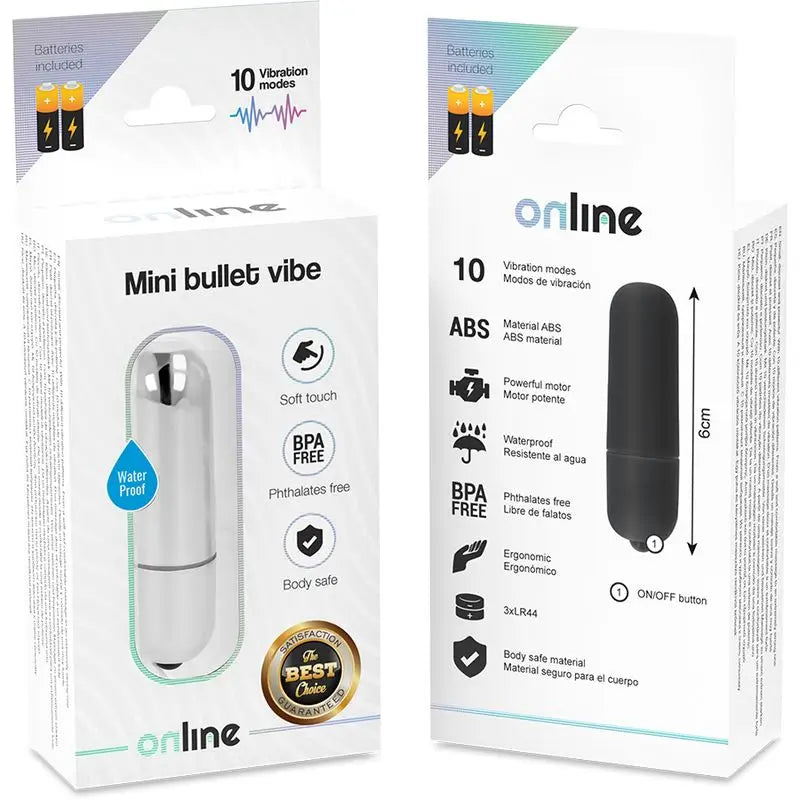Mini-bulles vibrantes en ligne - Argent