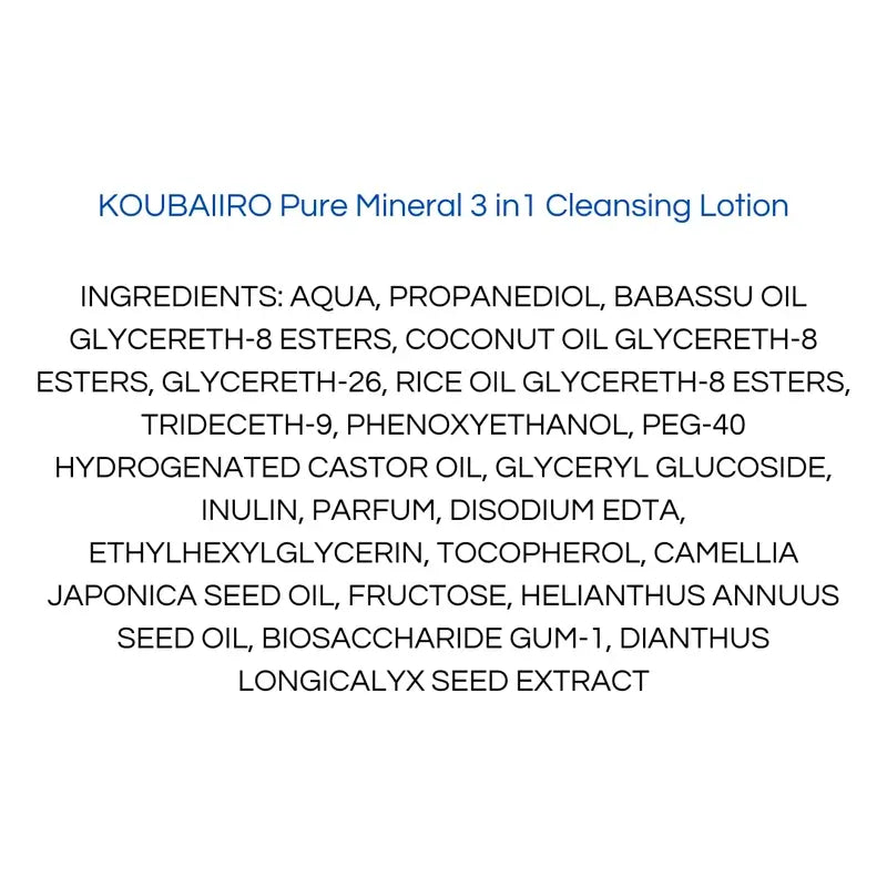 Onshindo Osaka Koubaiiro Lotion nettoyante, 250 ml