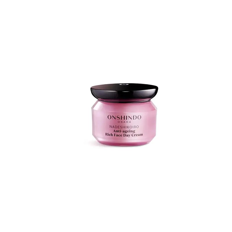 Onshindo Osaka Nadeshikoiro Crème de jour anti-âge pour peaux sèches, 50 ml