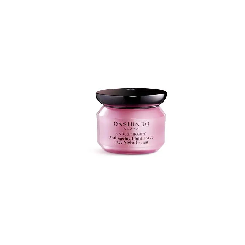 Onshindo Osaka Nadeshikoiro Crème de nuit anti-âge pour peaux normales et mixtes, 50 ml