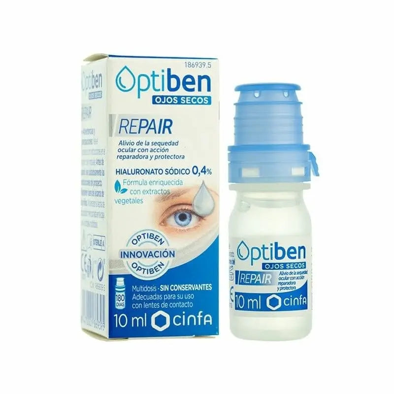 Optiben Dry Eyes Repair Eye Drops 10 Ml