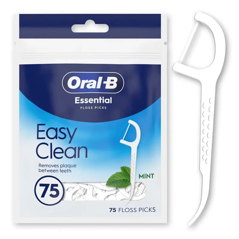 Oral-B Easy Clean - Arceaux dentaires à la menthe, 75 unités