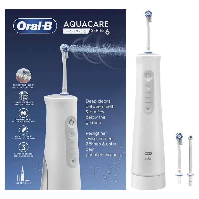 Oral-B Braun Aquacare 6 Water Irrigator with Oxyjet Technology
