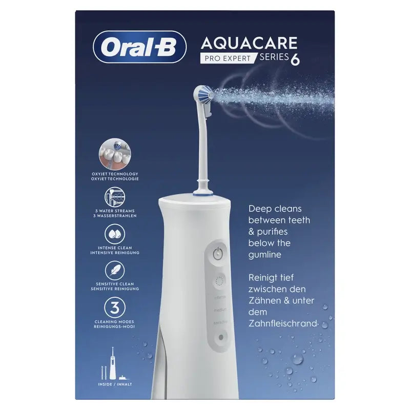 Oral-B Braun Aquacare 6 Irrigateur à eau avec technologie Oxyjet
