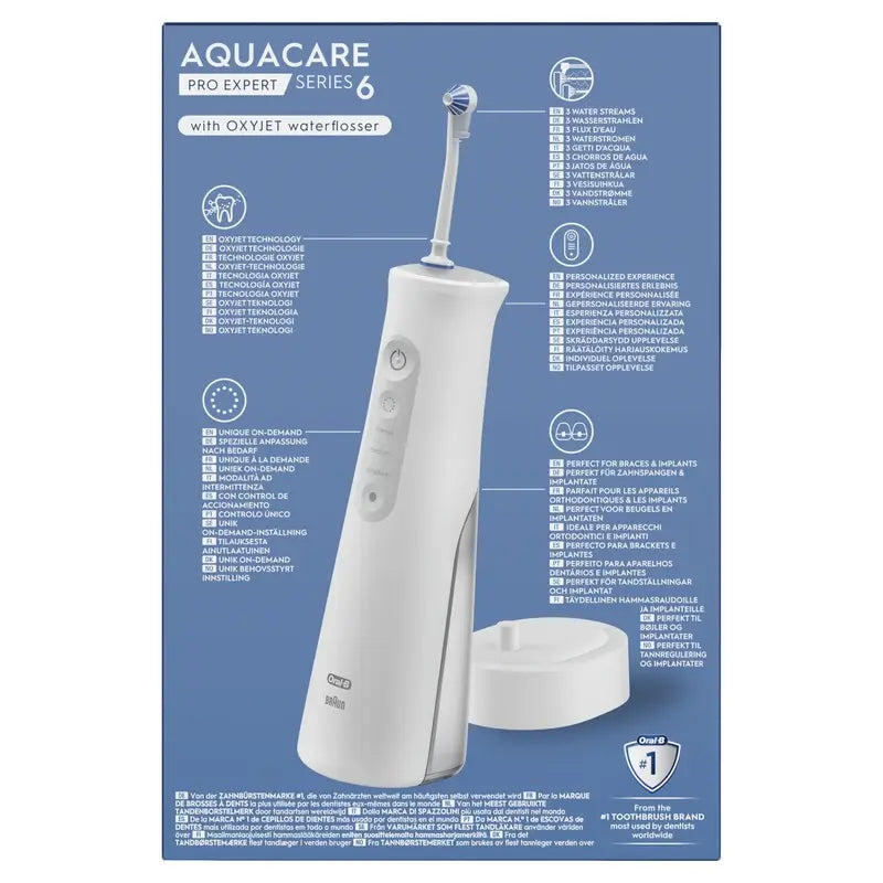 Oral-B Braun Aquacare 6 Irrigateur à eau avec technologie Oxyjet