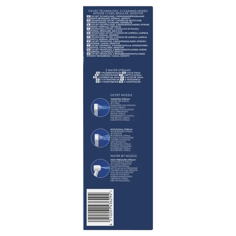 Oral-B Braun Aquacare 6 Irrigateur à eau avec technologie Oxyjet
