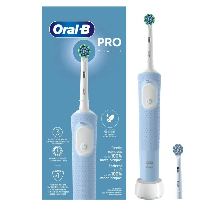 Oral-B Braun Brosse à dents rechargeable Braun Vitality Pro Bleu