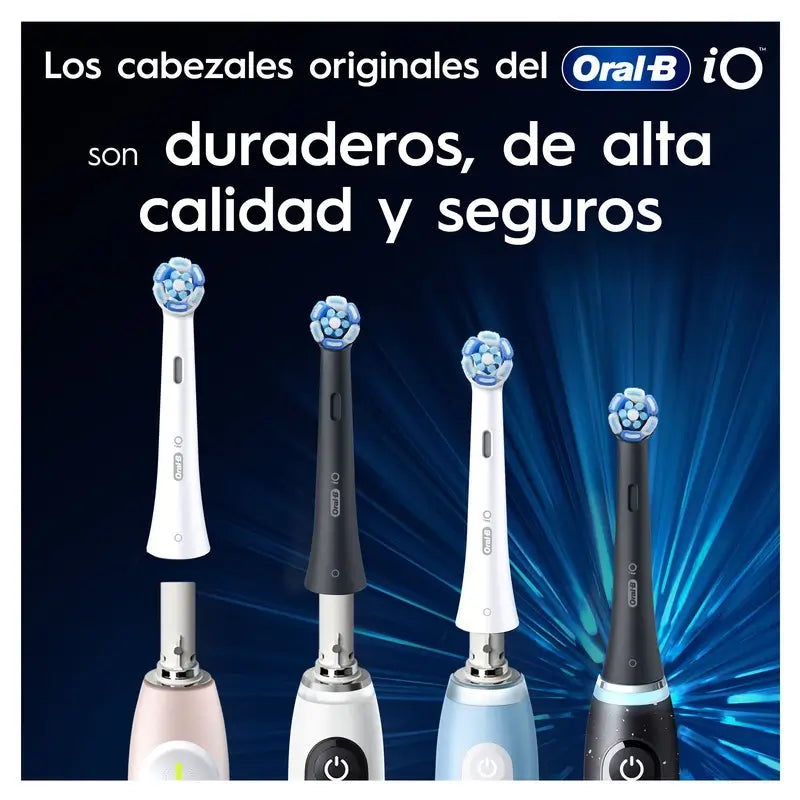 Tête de brosse de remplacement Oral B iO Ultimate Clean Black, 4 pièces
