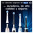 Tête de brosse de remplacement Oral B iO Ultimate Clean Black, 4 pièces