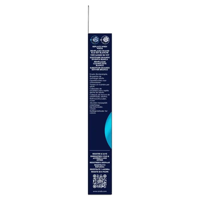 Tête de brosse de remplacement Oral B iO Ultimate Clean Black, 4 pièces