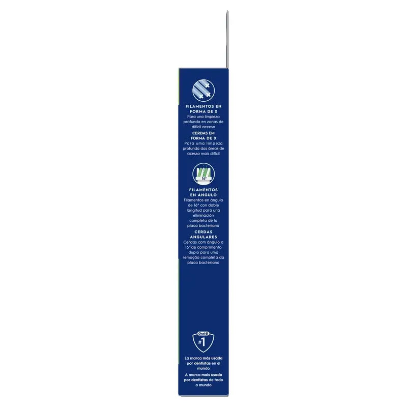 Oral-B Braun Cross Action Refill Black, 4 pcs.