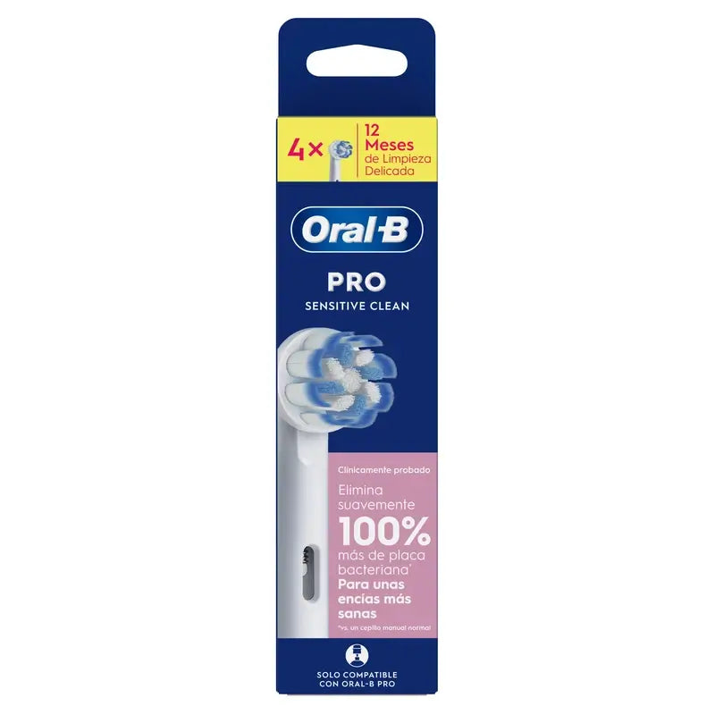 Oral-B Braun Sensitive Clean Refill, 4 pièces