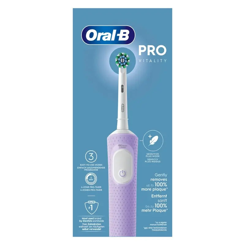 Oral-B Braun Vitality Pro Brosse à dents électrique Purple, 1 pièce