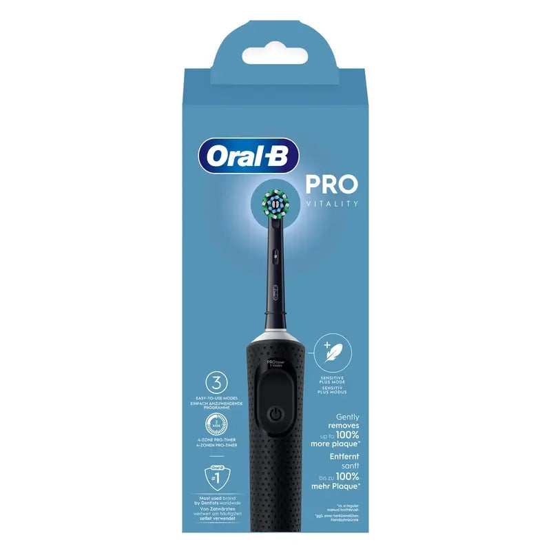 Oral-B Braun Vitality Pro Brosse à dents électrique noire, 1 pièce