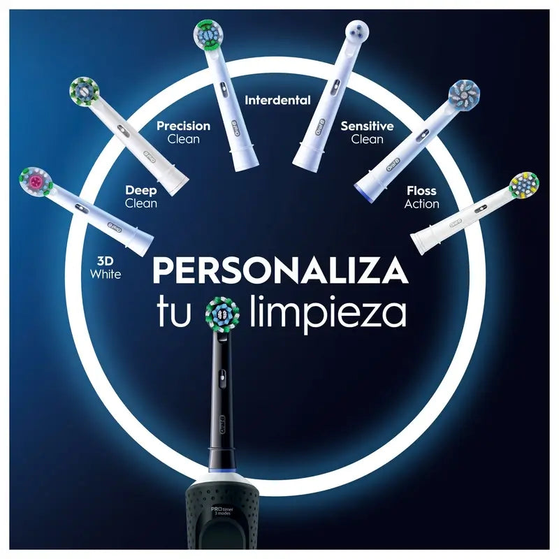 Oral-B Braun Vitality Pro Brosse à dents électrique noire, 1 pièce