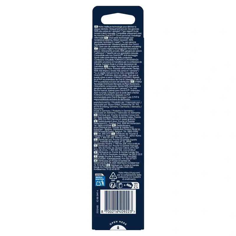 Tête de brosse de remplacement Oral-B iO Gentle Care, 4 pièces