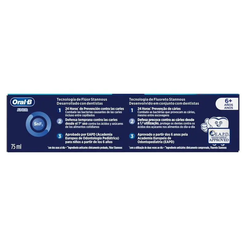 Oral-B Junior Star Wars Dentifrice 2X75 Ml, +6 ans