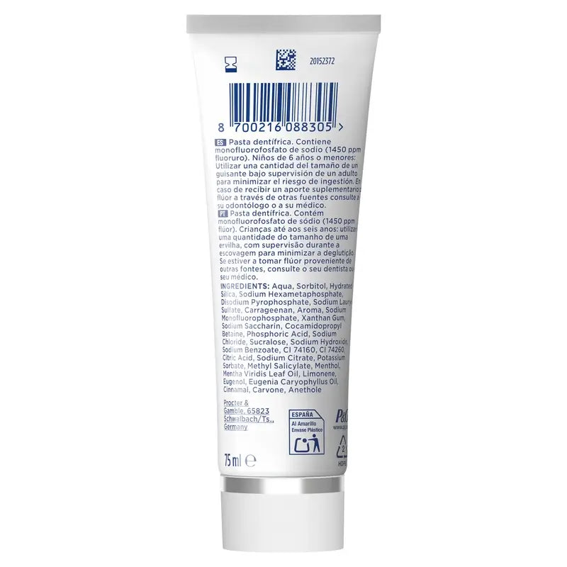 Oral-B 3Dw Radiant Whiteness Dentifrice, 75 ml