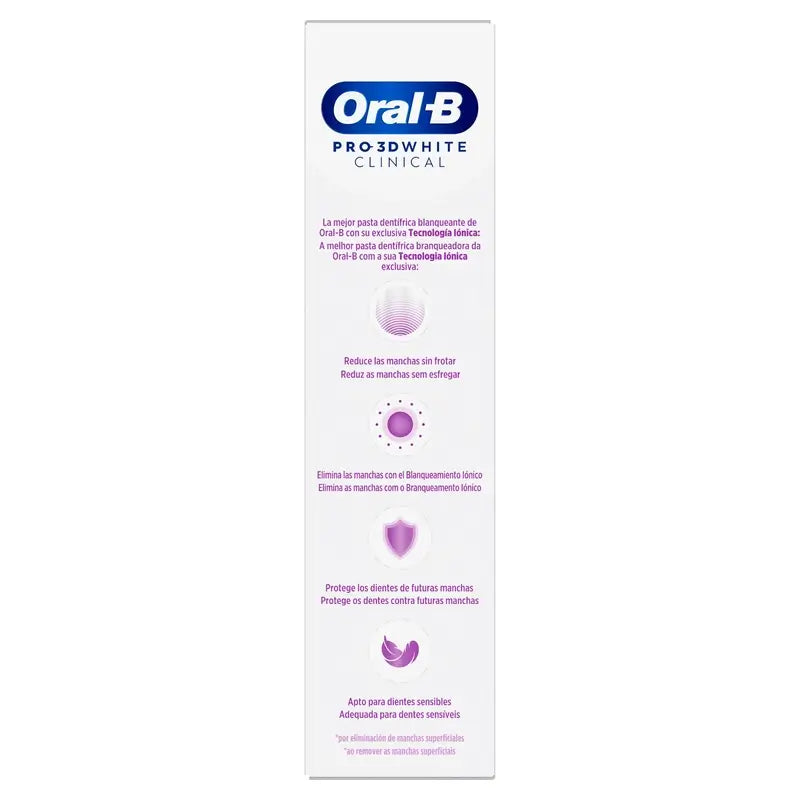 Oral-B 3Dw Radiant Whiteness Dentifrice, 75 ml