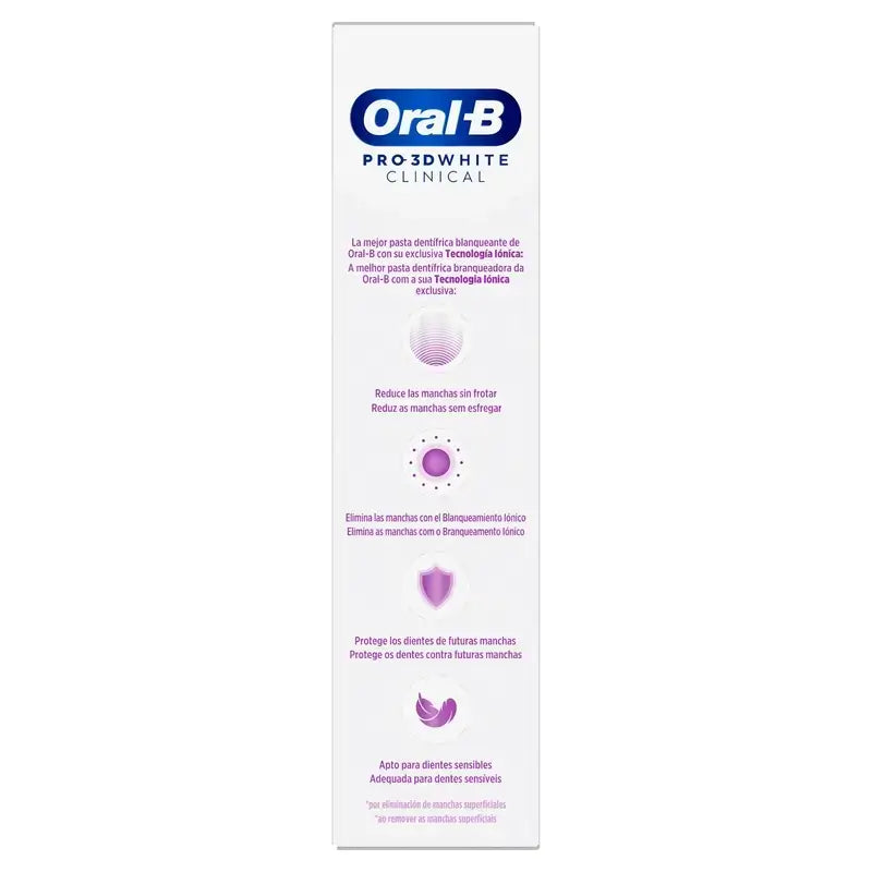 Oral-B Dentifrice 3Dw Blancur Radiante, 75 ml, lot de 2