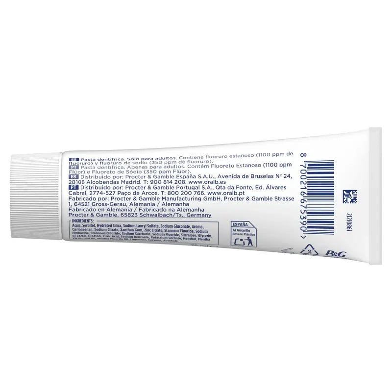 Oral-B Advanced Fresh Mint Gum Protection Toothpaste , 75 ml