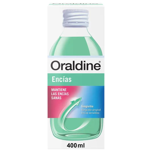 Oraldine Bain de bouche gingival anti-gingivite à usage quotidien, 400 ml