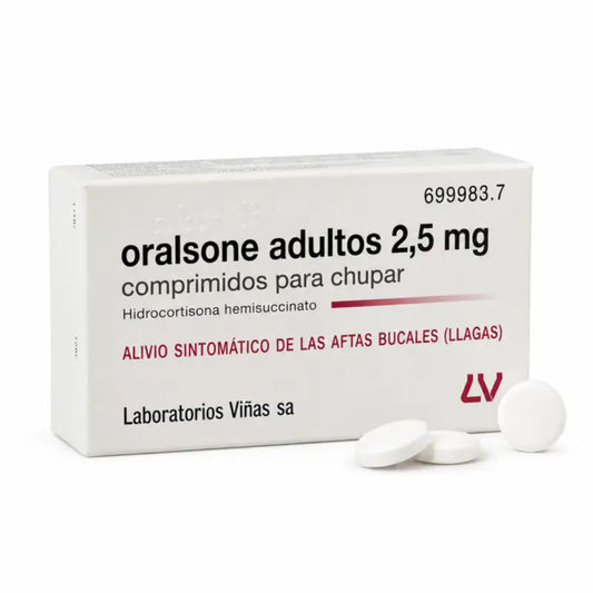 Oralsone Adult 2.5 mg 12 comprimés à sucer