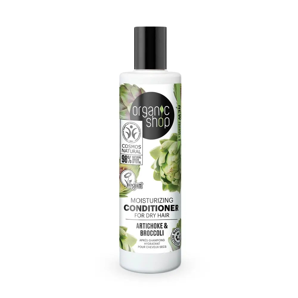 Organic Shop Organic Shop Artichoke & Broccoli Moisturising Conditioner for Dry Hair, 280 Ml