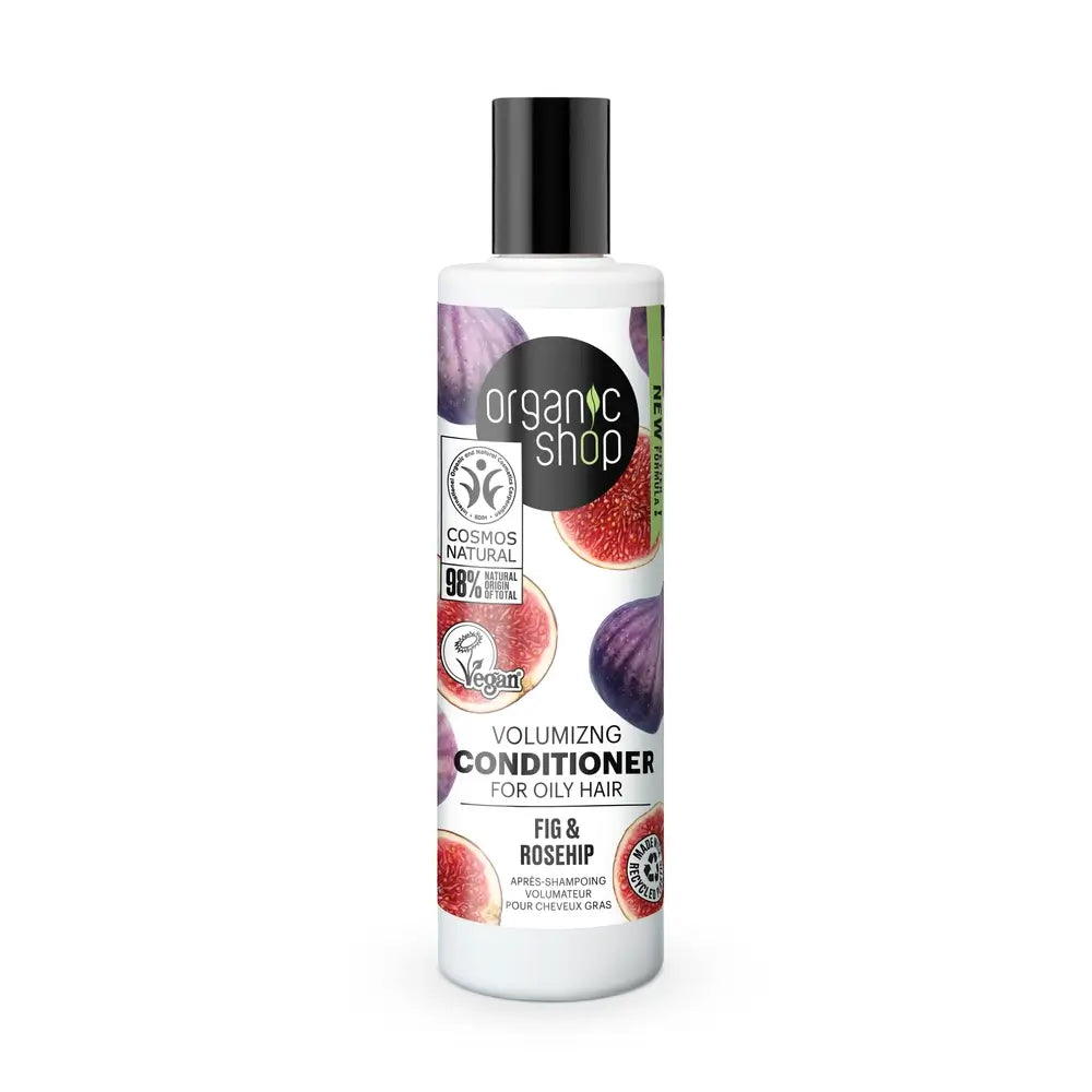 Organic Shop Organic Shop Après-shampooing volumateur pour cheveux gras Figue et églantier, 280 ml