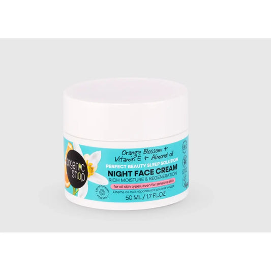 Organic Shop Cema Night Facial Cream, 50 ml