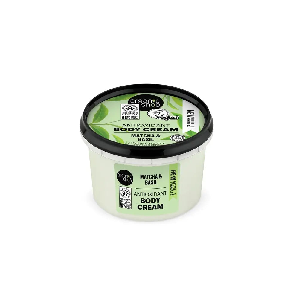 Organic Shop Matcha & Basilic Antioxidant Body Cream, 250 Ml