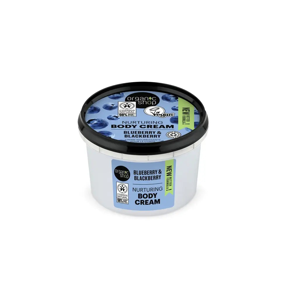 Organic Shop Organic Shop Crème corporelle enrichie à la mûre et à la myrtille, 250 ml