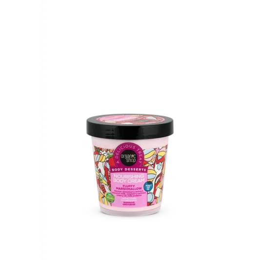 Organic Shop Crème nourrissante pour le corps à la guimauve, 450 ml