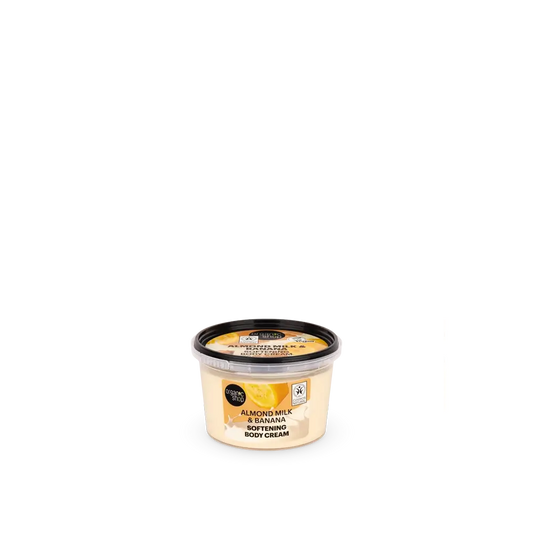 Organic Shop Crème apaisante pour le corps au lait d'amande et de banane, 250 ml