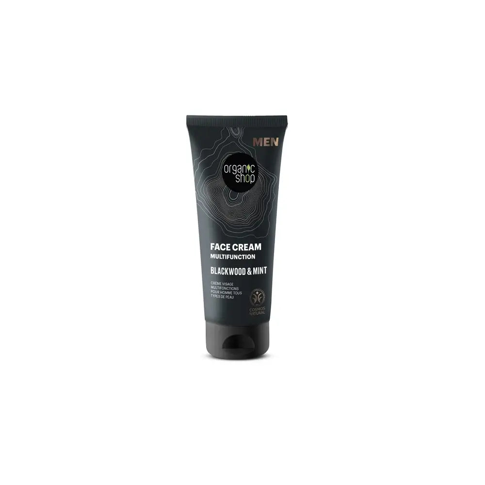 Organic Shop Organic Shop Crème multifonctionnelle pour le visage à l'écorce de chêne et à la menthe poivrée, 75 ml