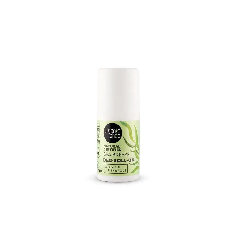 Organic Shop Déodorant Rollon Algues & 7 Minéraux, 50 Ml