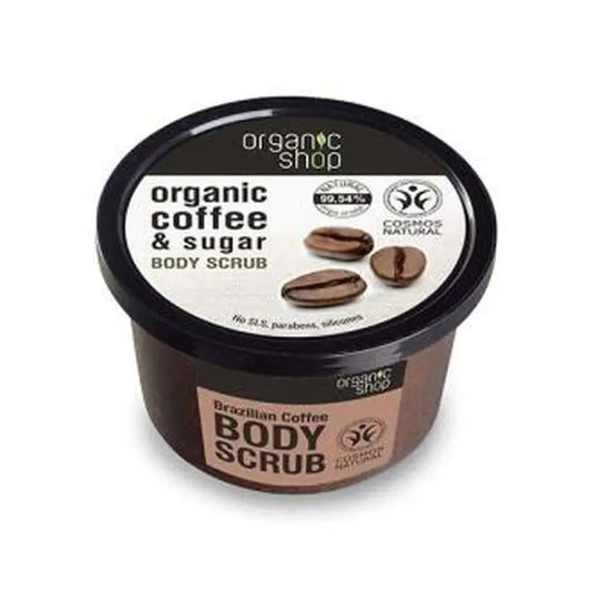 Organic Shop Brazilian Coffee Body Scrub 250ml.
