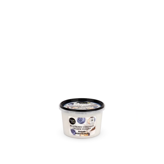 Organic Shop Gommage à la myrtille et à la noix de coco au yaourt glacé et au sucre Gommage à la myrtille et à la noix de coco au sucre, 250 ml