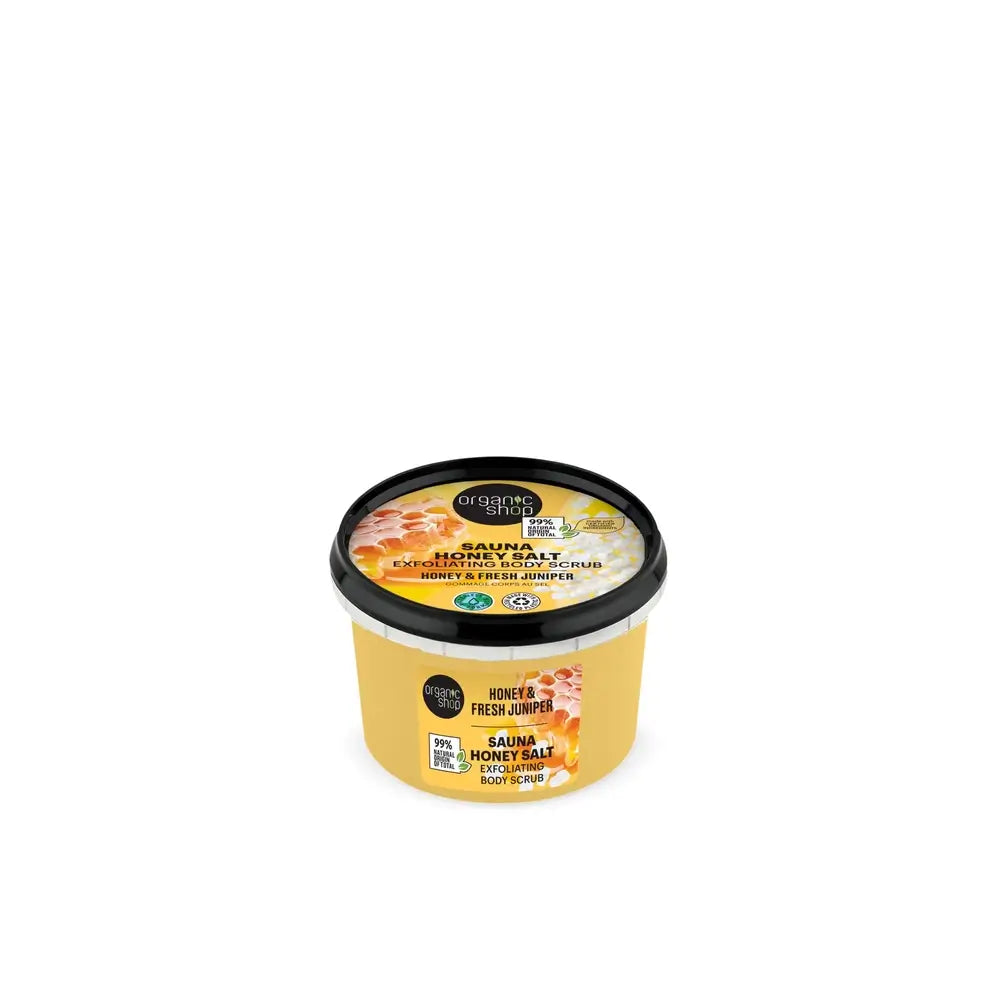 Organic Shop Gommage au miel, au sel et au genévrier avec effet sauna, 250 ml