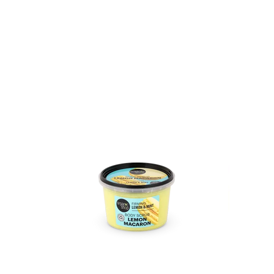 Organic Shop Gommage corporel raffermissant Macaron au citron, 250 ml