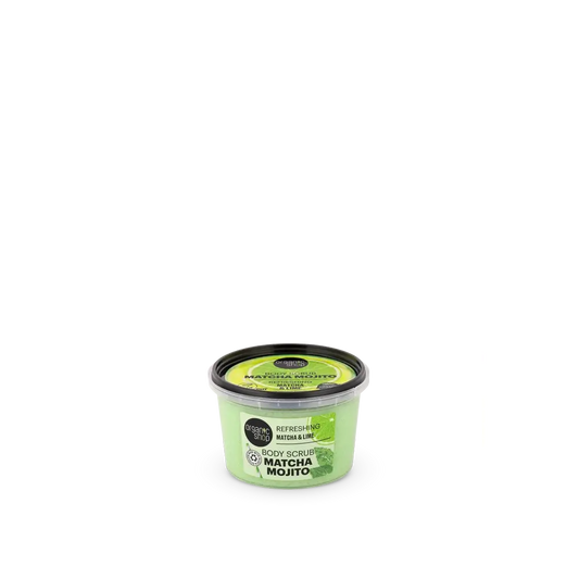 Organic Shop Gommage corporel rafraîchissant au Matcha et au Mojito, 250 ml