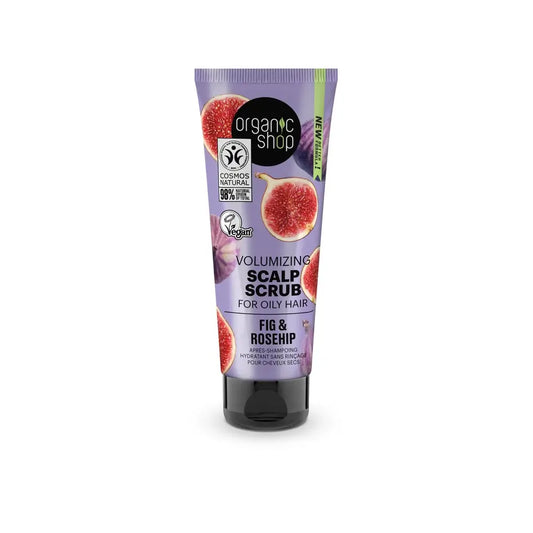 Organic Shop Organic Shop Gommage Volumineux pour Cheveux Gras Figue & Cynorrhodon, 75 Ml
