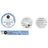Organic Shop Fac Firming Hydrogel Eye Contour Patches "Coconut Repair", 60 pcs.