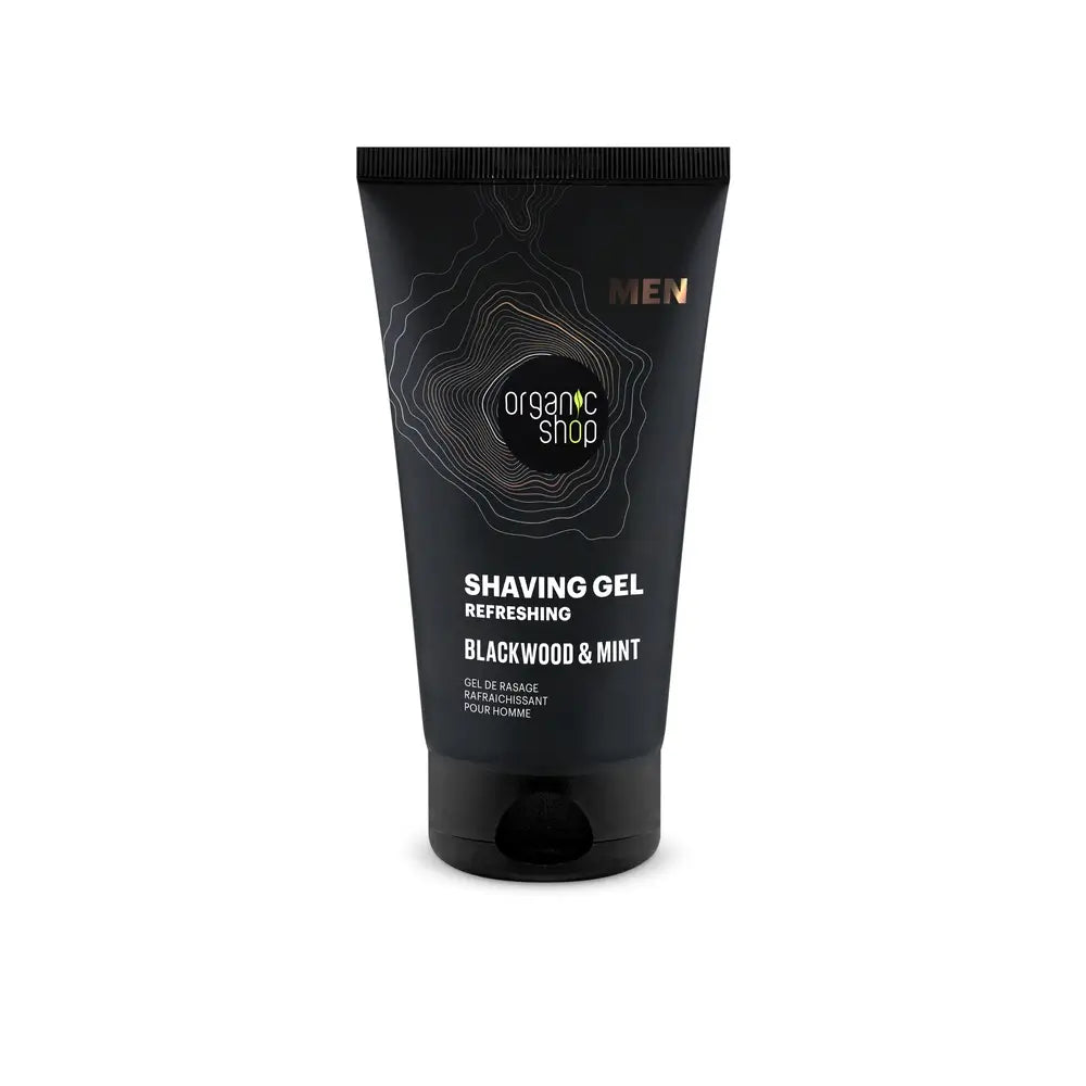Organic Shop Organic Shop Gel de rasage rafraîchissant à l'écorce de chêne et à la menthe, 150 ml