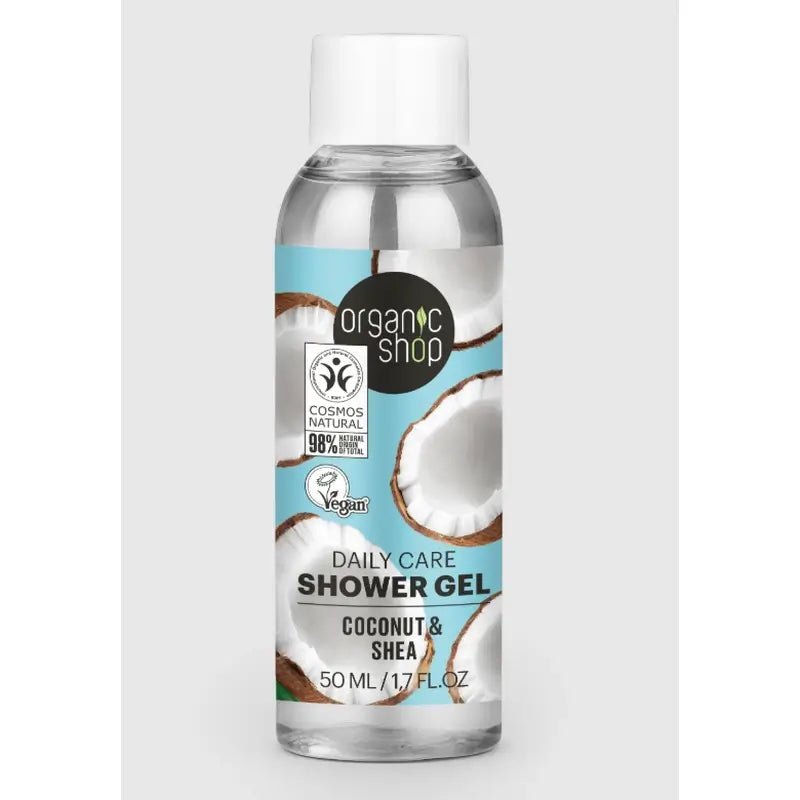 Organic Shop Daily Care Shower Gel Coconut & Shea Butter , 50 ml